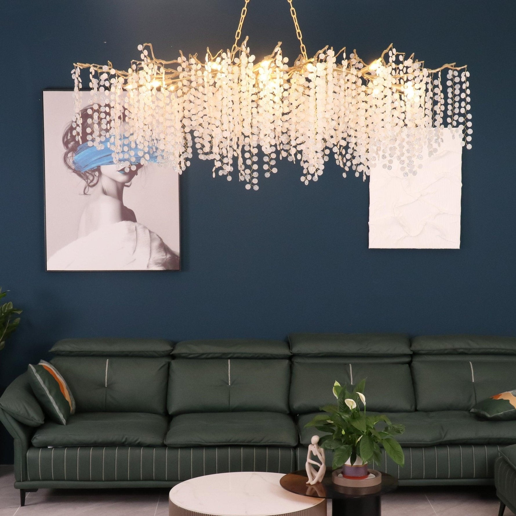 Shiro Noda Crystal Chandelier - Lamp Outdoor