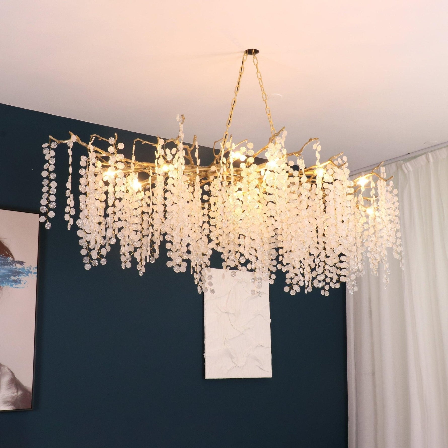Shiro Noda Crystal Chandelier - Lamp Outdoor