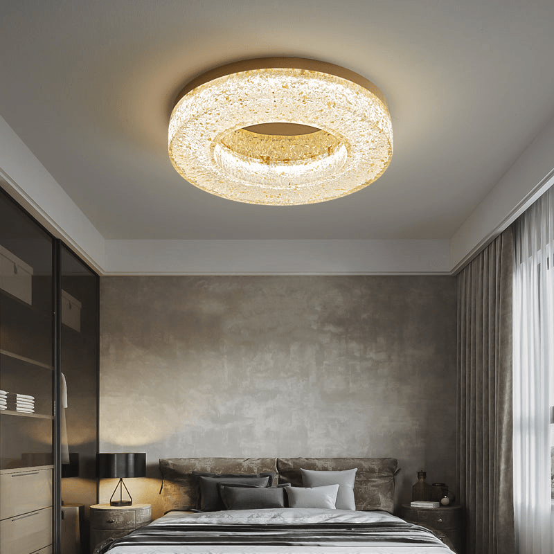 Ice Crack Circle Ceiling Lamp - Lamp Outdoor
