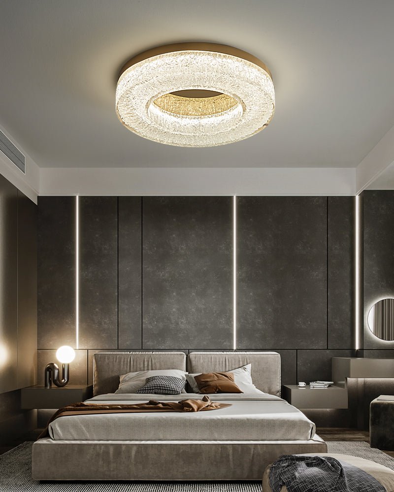 Ice Crack Circle Ceiling Lamp - Lamp Outdoor