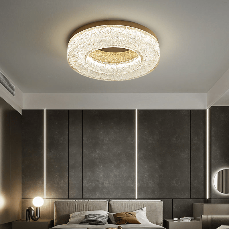 Ice Crack Circle Ceiling Lamp - Lamp Outdoor