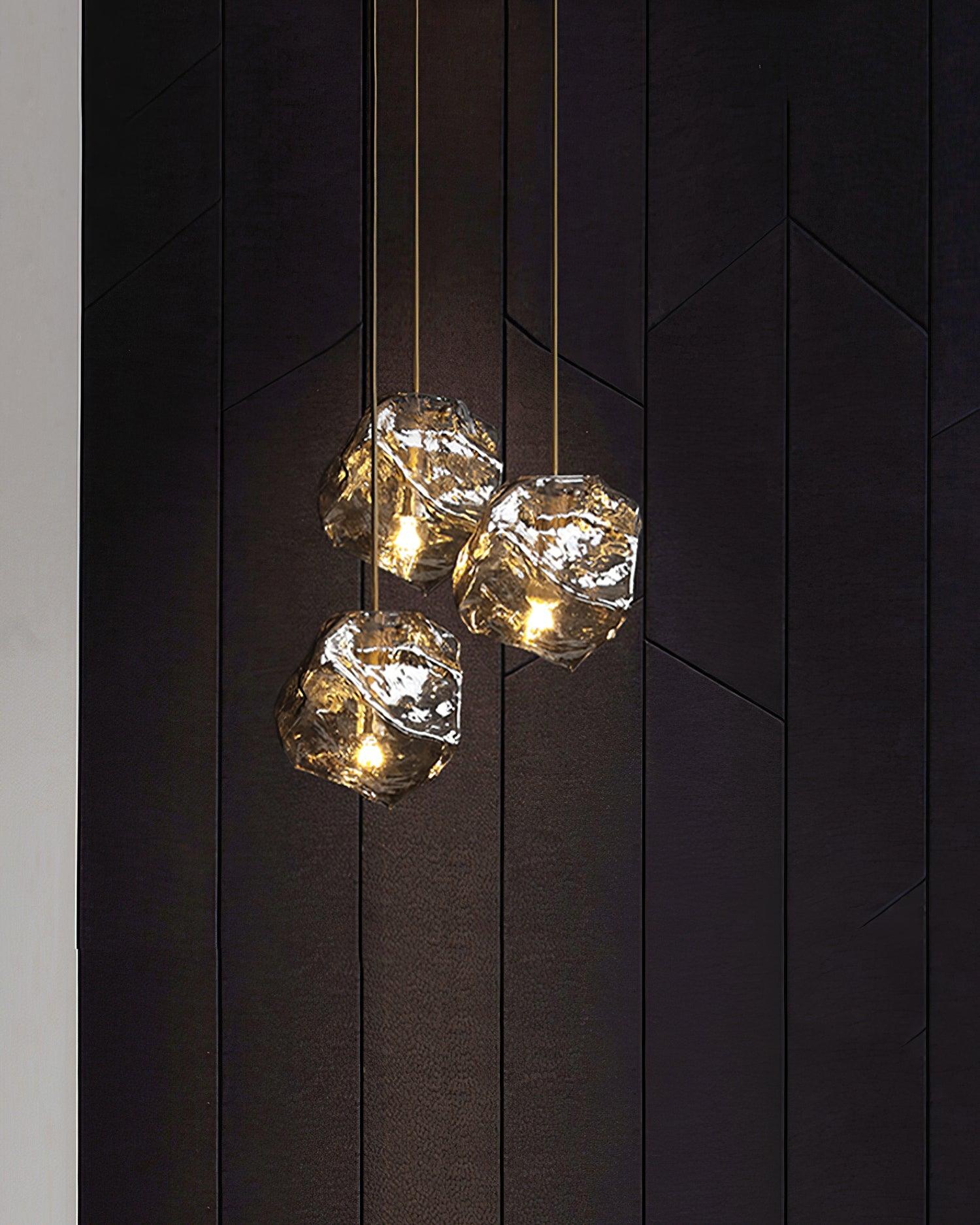 Illyria Ice Glass Pendant Lamp - Lamp Outdoor