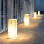 Ray Imitation Marble Cube Outdoor Light - Lamp Outdoor
