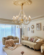 Imperial Pearl Crystal Chandelier - Lamp Outdoor