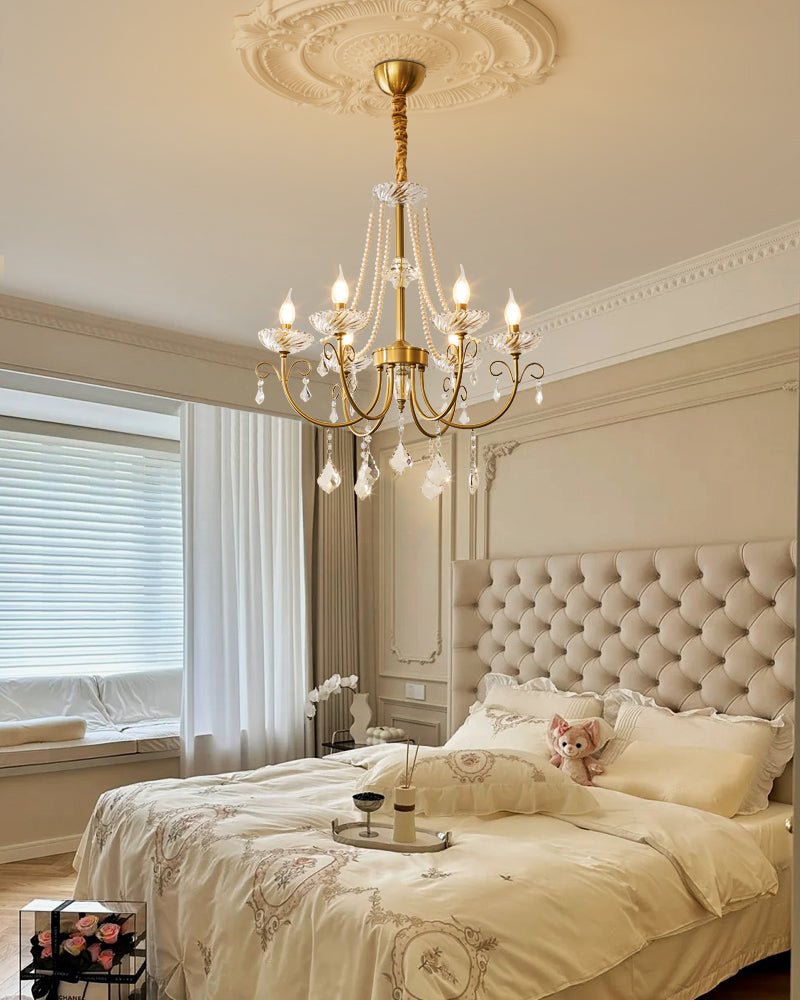 Imperial Pearl Crystal Chandelier - Lamp Outdoor