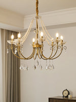 Imperial Pearl Crystal Chandelier - Lamp Outdoor