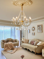 Imperial Pearl Crystal Chandelier - Lamp Outdoor