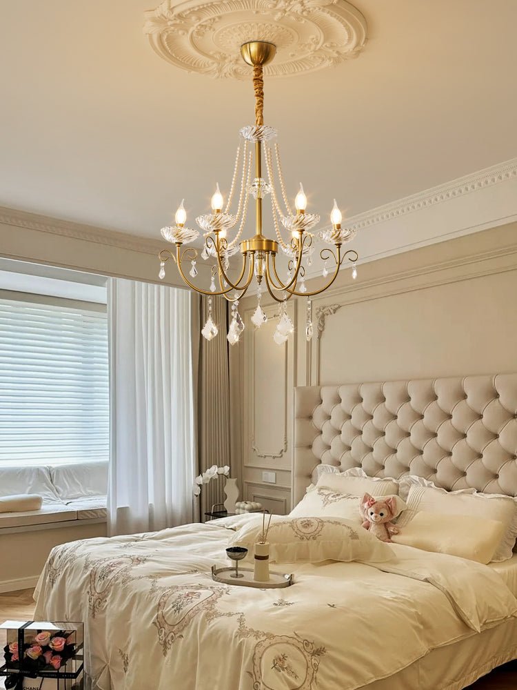 Imperial Pearl Crystal Chandelier - Lamp Outdoor