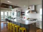 Solara Pendant Lamp Brass Ribbed Dome Industrial - Letslighting