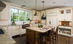 Solara Pendant Lamp Brass Ribbed Dome Industrial - Letslighting