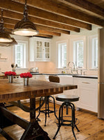 Solara Pendant Lamp Brass Ribbed Dome Industrial - Letslighting