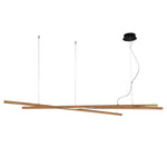 Aurora Chandelier Wooden Linear LED - Lamp Outdoor