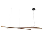 Aurora Chandelier Wooden Linear LED - Lamp Outdoor