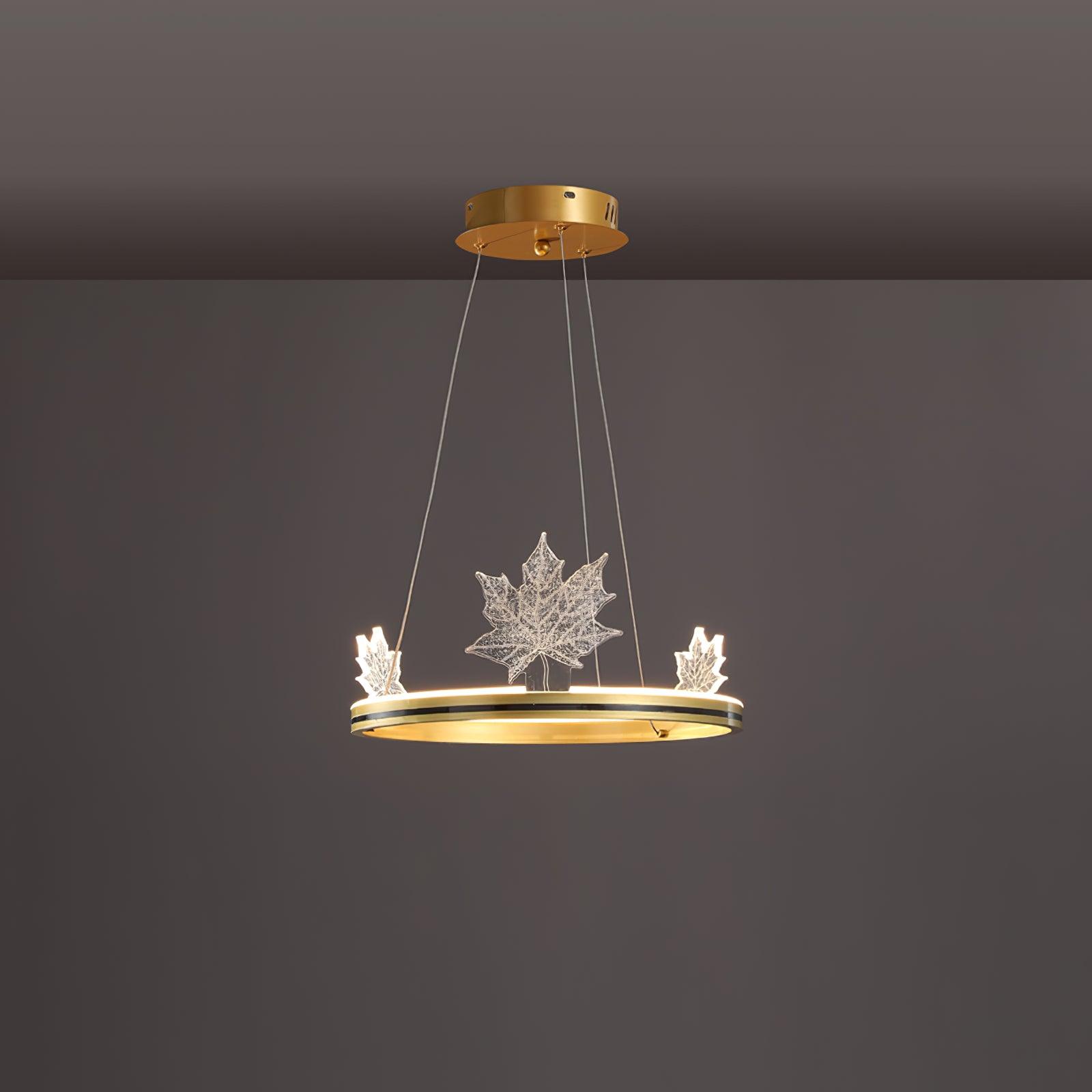 Ion Leaf Chandelier - Lamp Outdoor