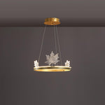 Ion Leaf Chandelier - Lamp Outdoor