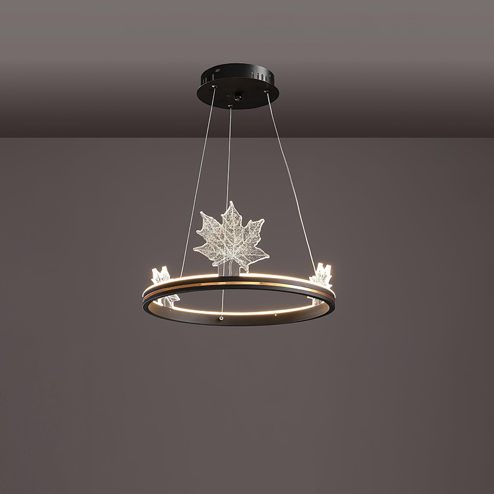 Ion Leaf Chandelier - Lamp Outdoor
