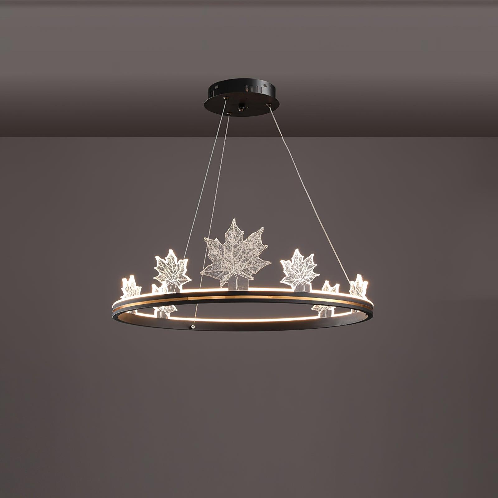 Ion Leaf Chandelier - Lamp Outdoor