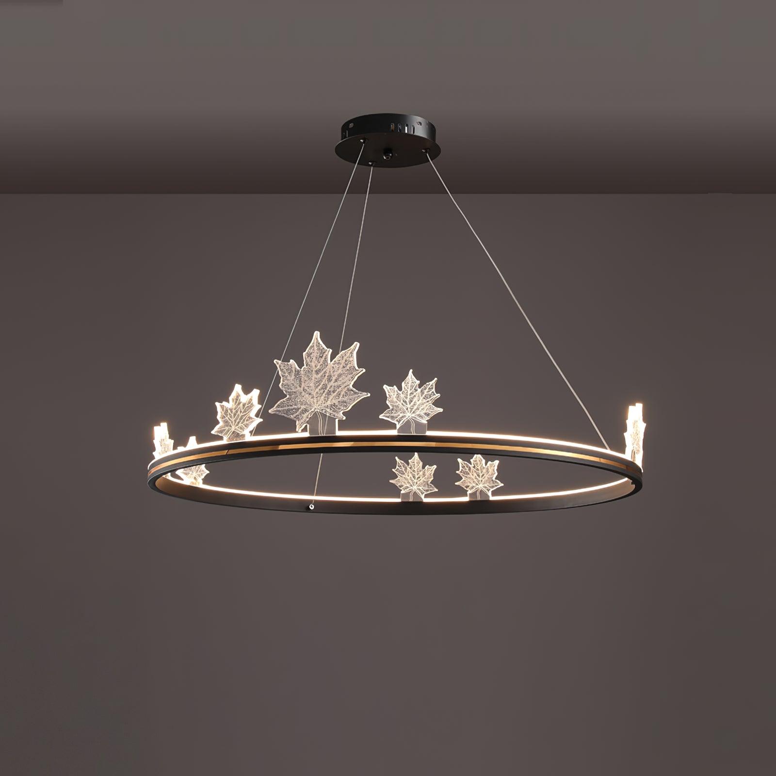 Ion Leaf Chandelier - Lamp Outdoor