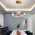 Ion Leaf Chandelier - Lamp Outdoor