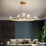 Ion Leaf Chandelier - Lamp Outdoor