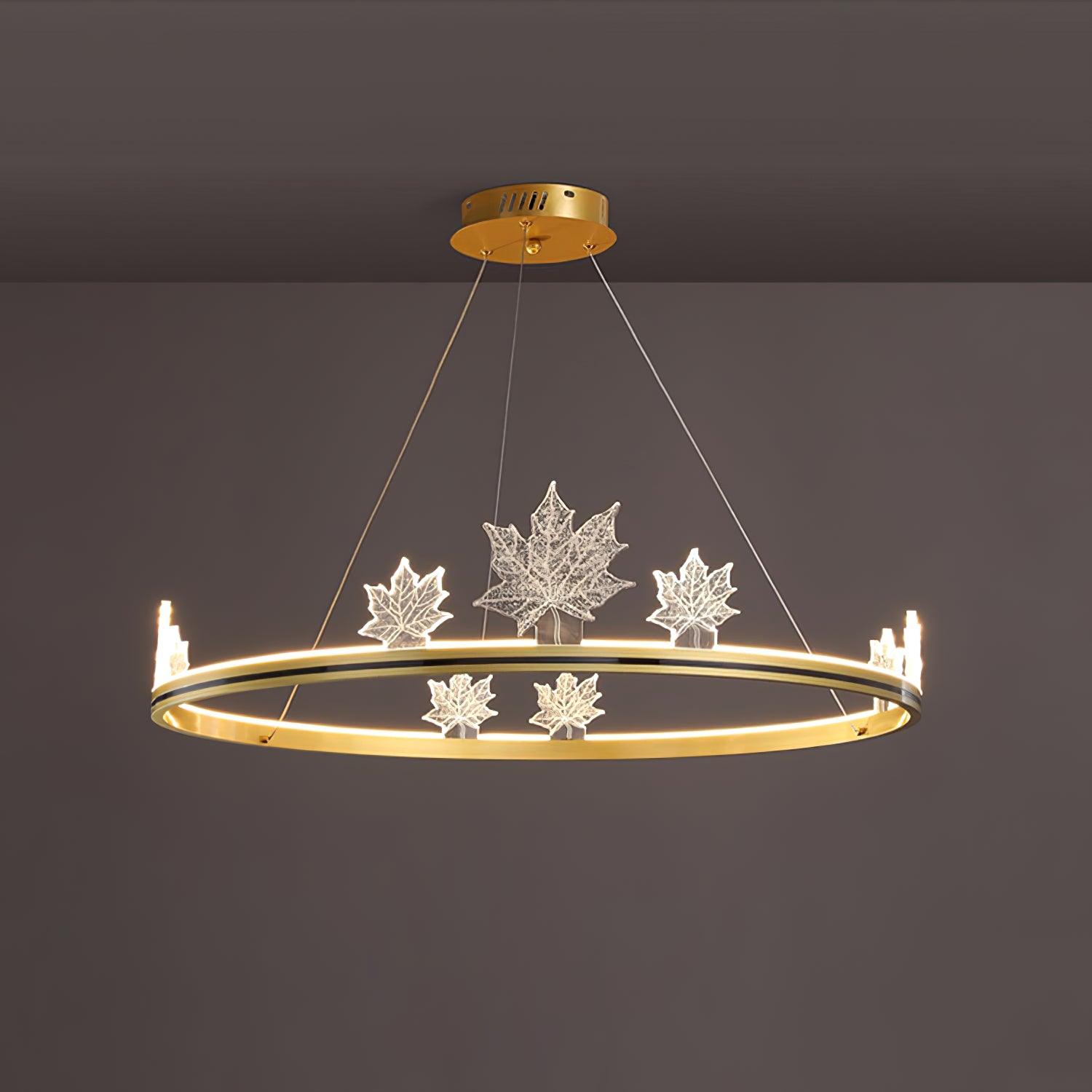 Ion Leaf Chandelier - Lamp Outdoor