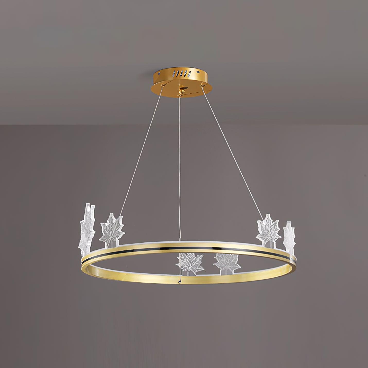 Ion Leaf Chandelier - Lamp Outdoor