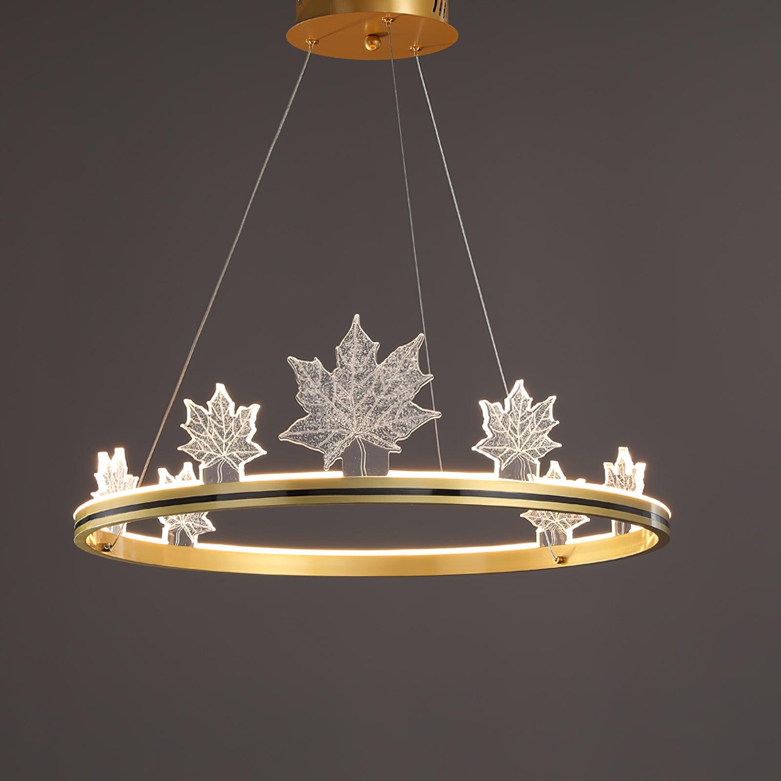Ion Leaf Chandelier - Lamp Outdoor