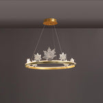 Ion Leaf Chandelier - Lamp Outdoor