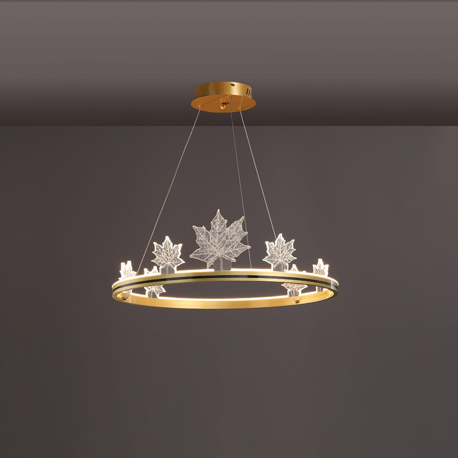 Ion Leaf Chandelier - Lamp Outdoor