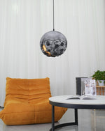 Ilphaara Irregular Planet Metal Plastic Pendant Lamp - Lamp Outdoor