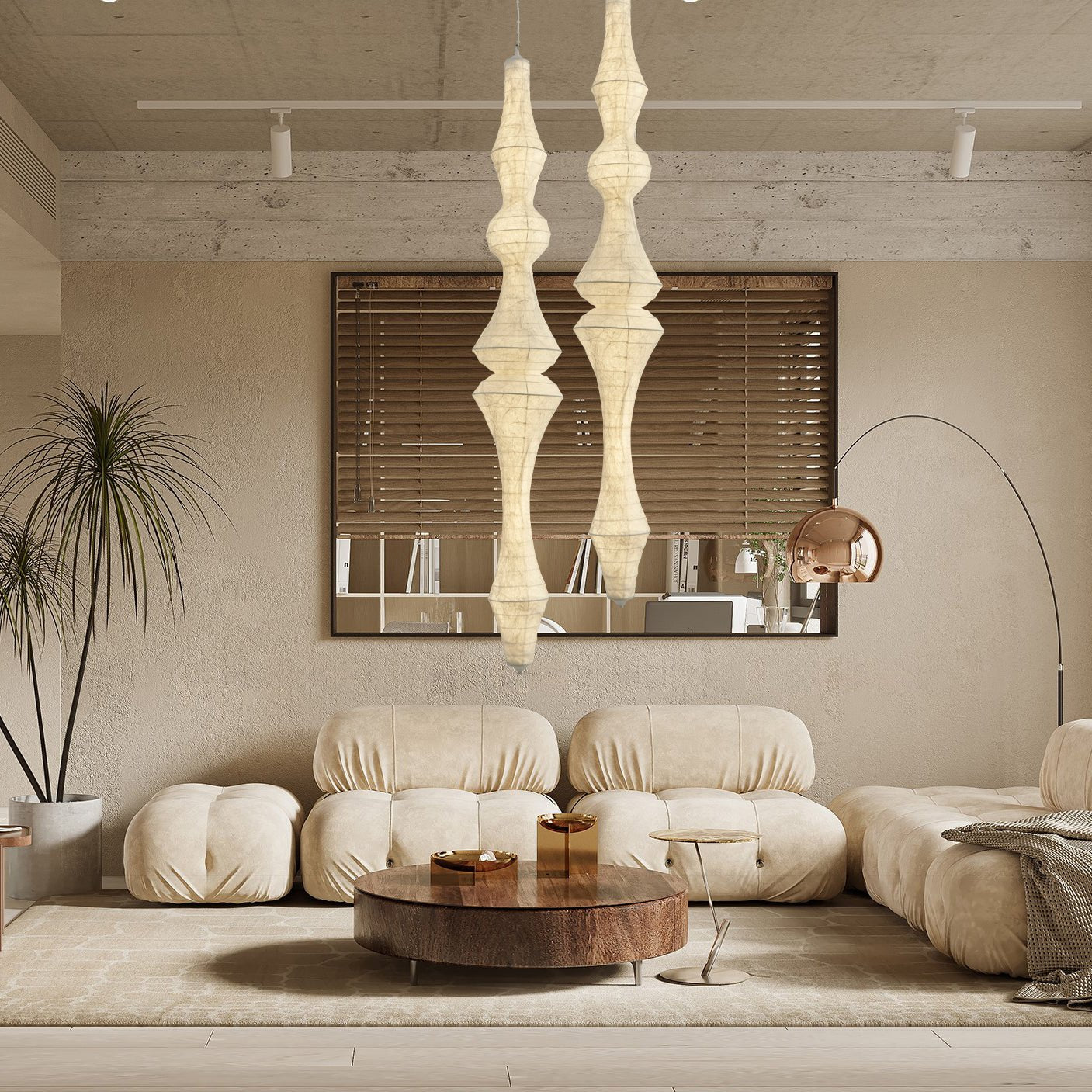 Zonoria Artisanal Silk Pendant Light - Lamp Outdoor