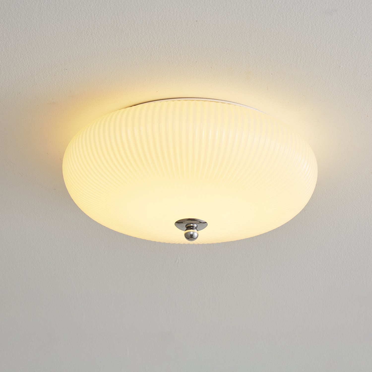 Ivory Ripple Ceiling Light - Lamp Outdoor