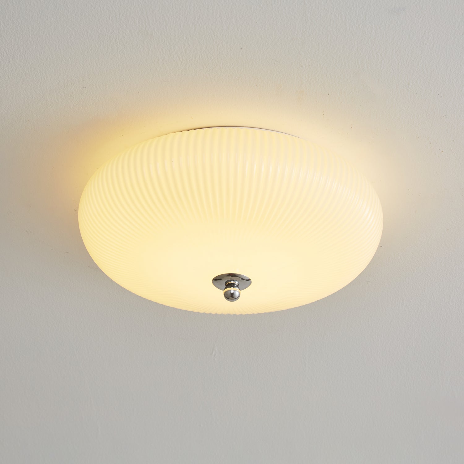 Ivory Ripple Ceiling Light - Lamp Outdoor