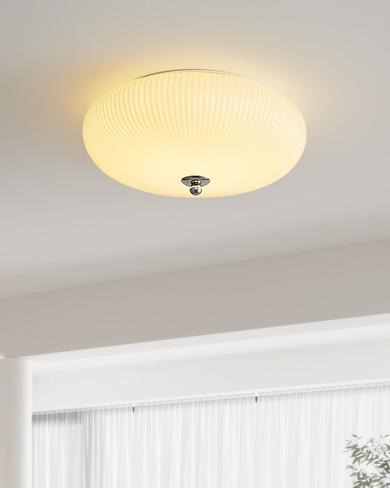 Ivory Ripple Ceiling Light - Lamp Outdoor