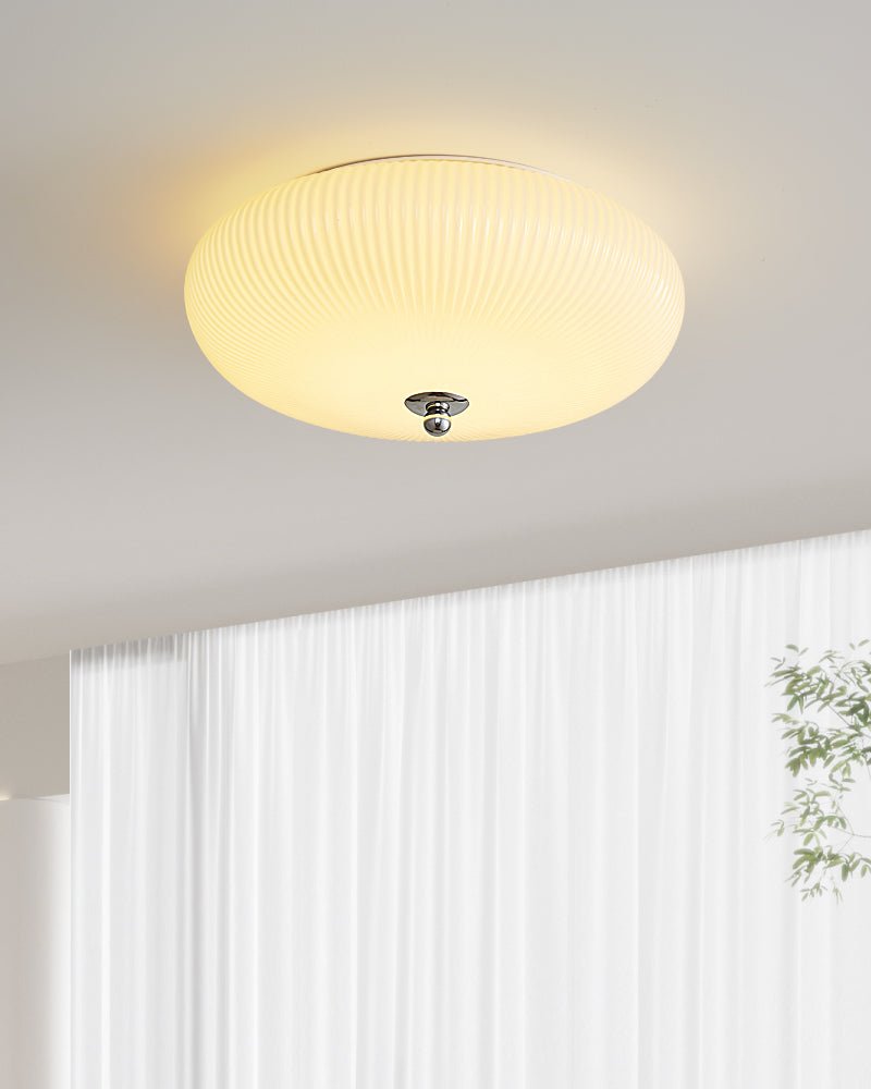Ivory Ripple Ceiling Light - Lamp Outdoor