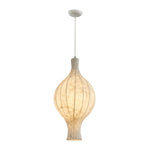 Orvelion Organic Mulberry Silk Pendant Light - Lamp Outdoor