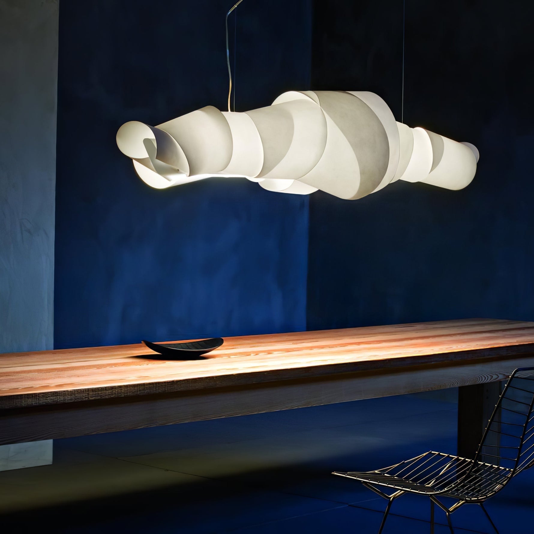 Ribbon Playful PVC Chandelier - Lamp Outdoor