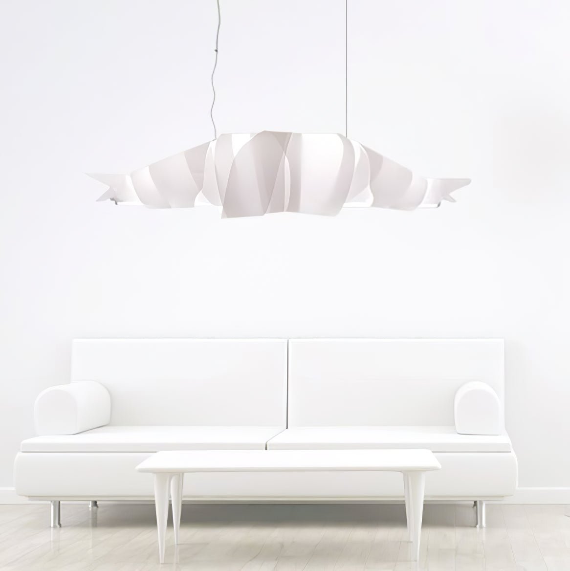 Ribbon Playful PVC Chandelier - Lamp Outdoor