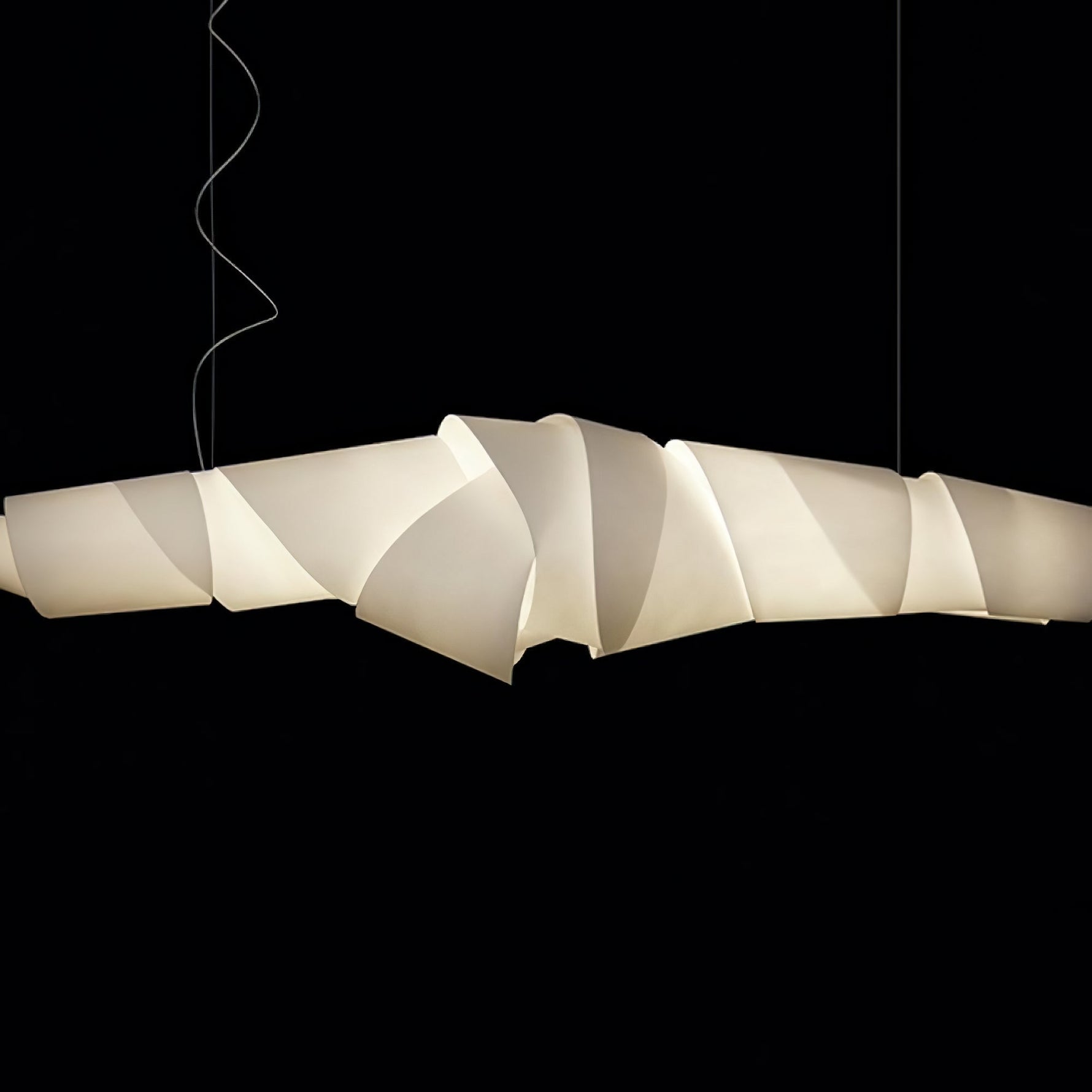 Ribbon Playful PVC Chandelier - Lamp Outdoor