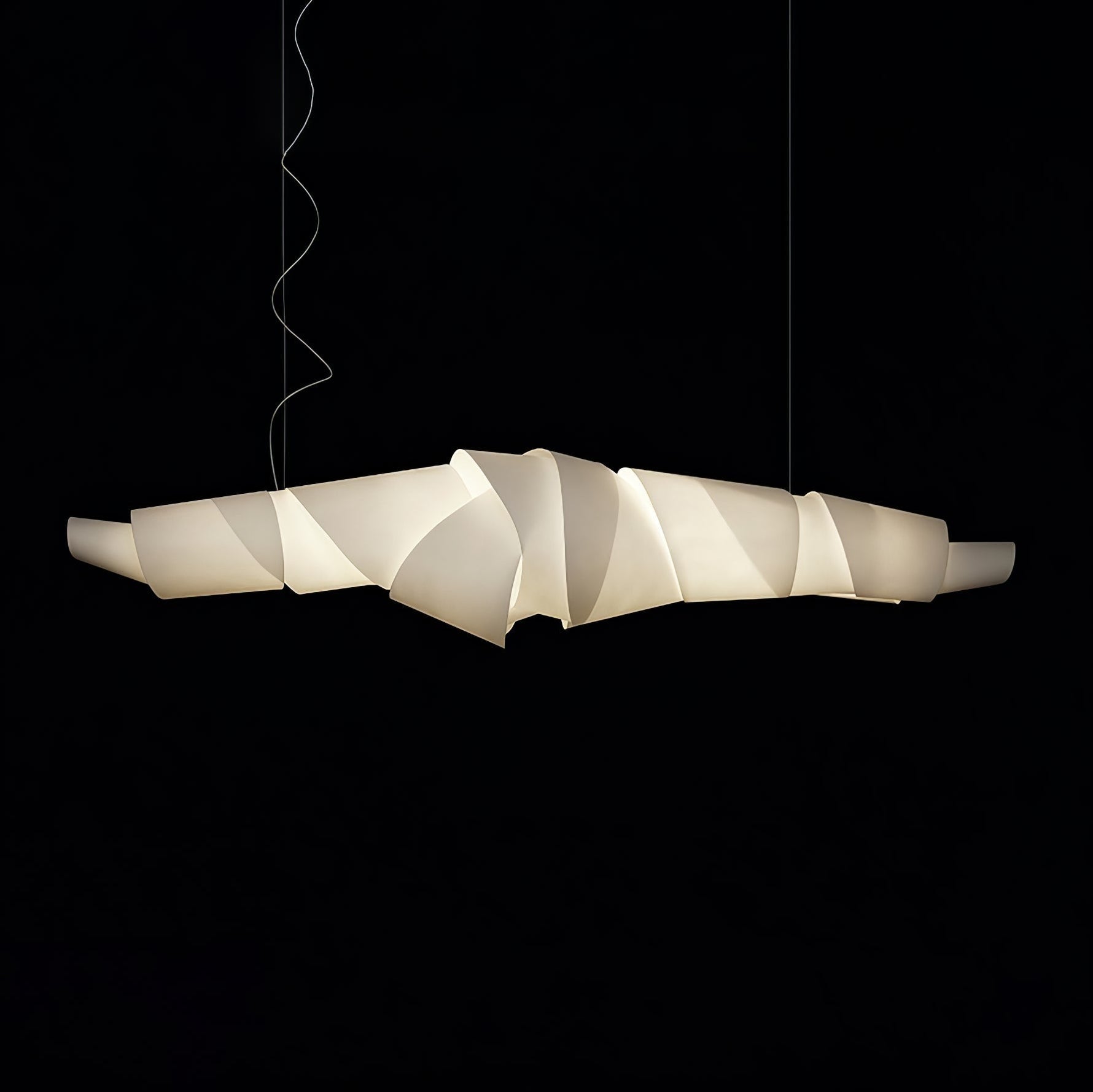 Ribbon Playful PVC Chandelier - Lamp Outdoor
