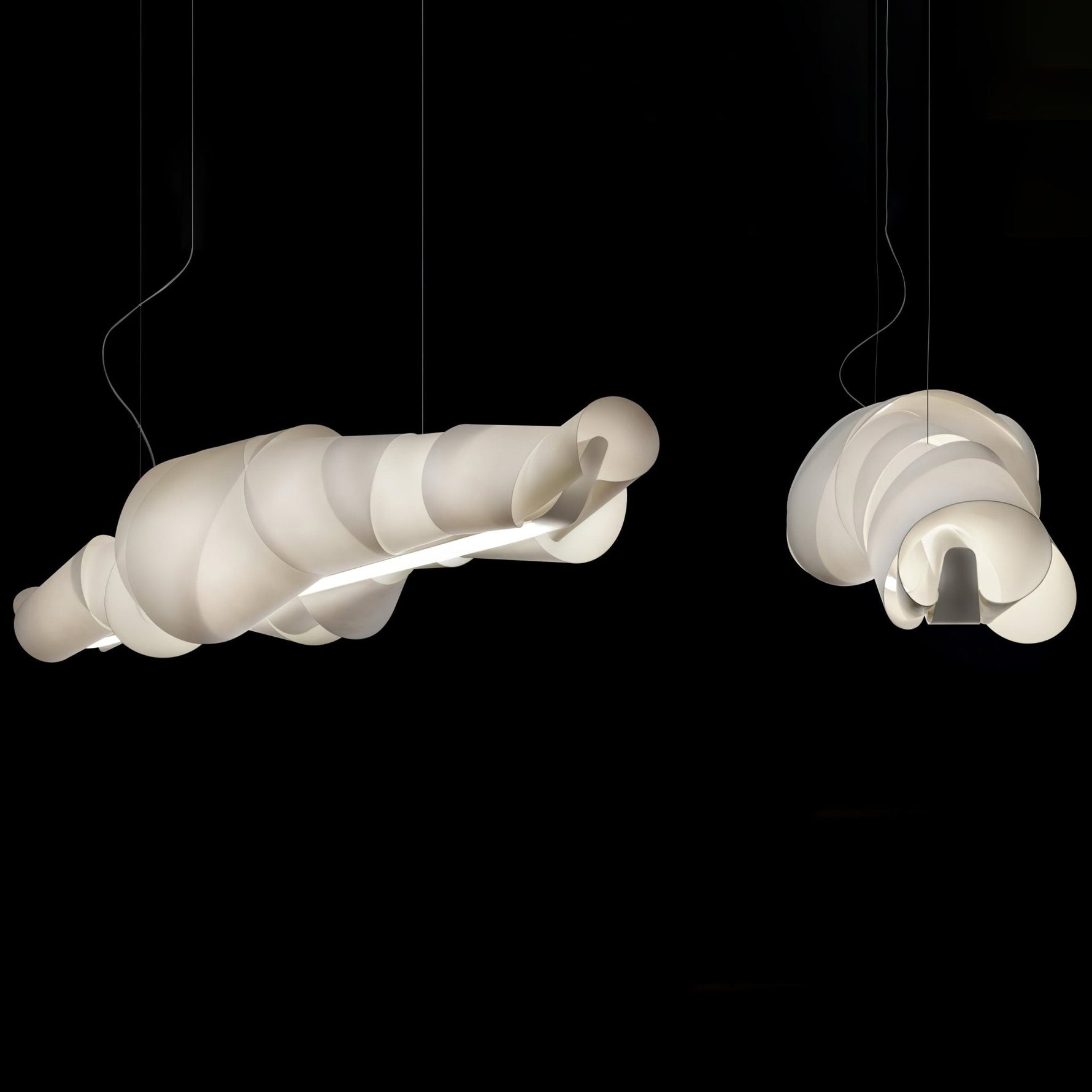 Ribbon Playful PVC Chandelier - Lamp Outdoor