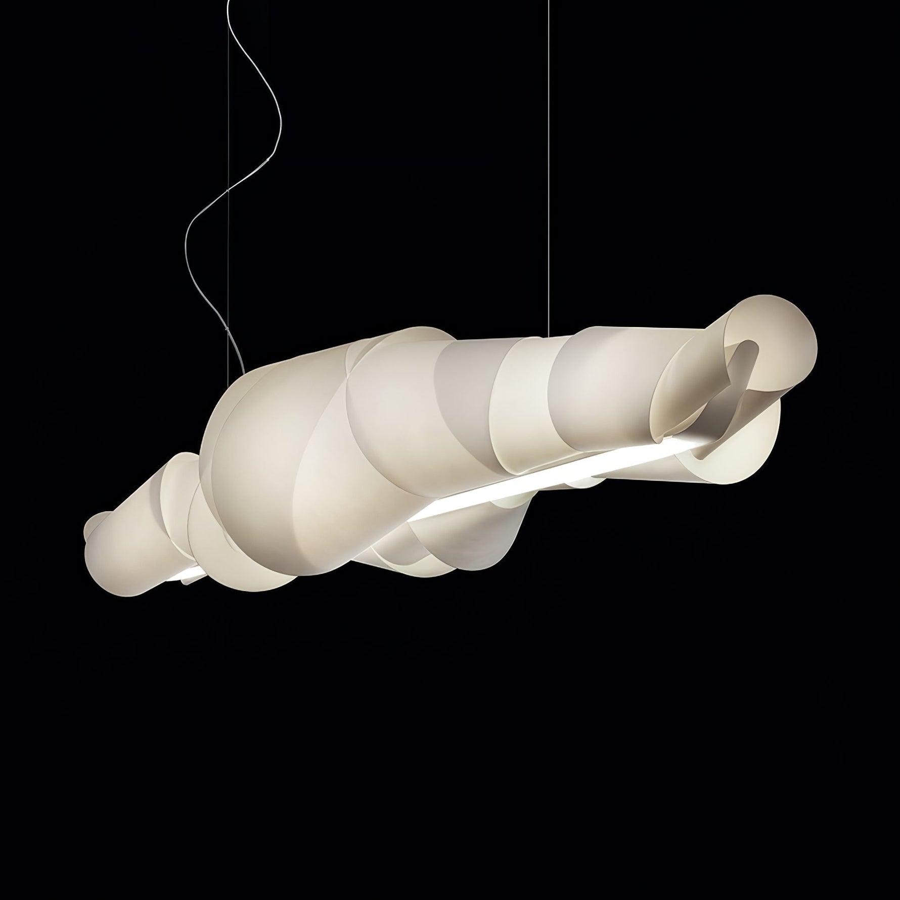 Ribbon Playful PVC Chandelier - Lamp Outdoor
