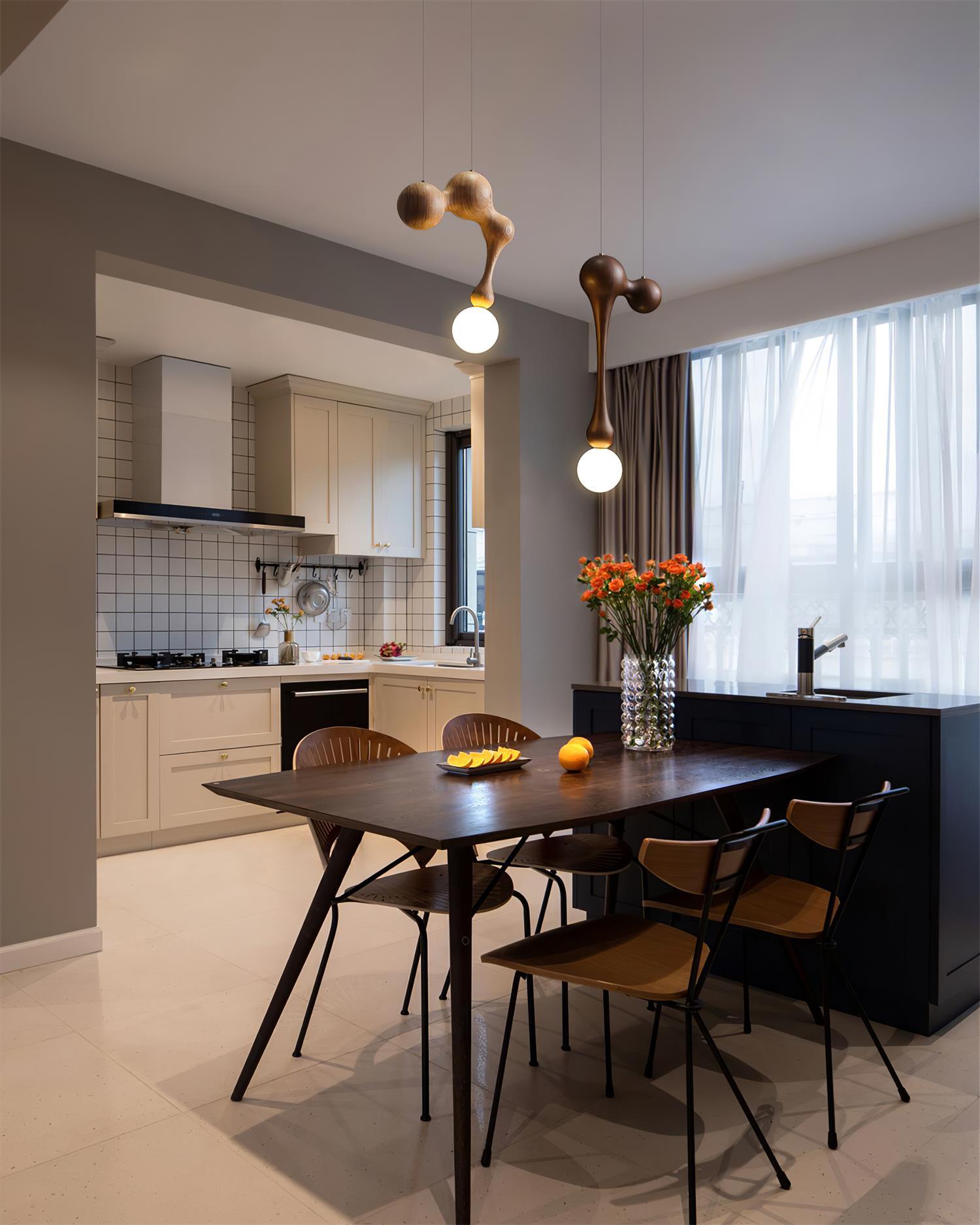 Jenna Wooden Pendant Lamp - Lamp Outdoor