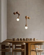 Jenna Wooden Pendant Lamp - Lamp Outdoor