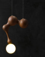 Jenna Wooden Pendant Lamp - Lamp Outdoor
