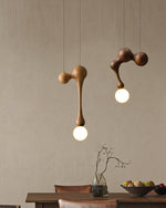 Jenna Wooden Pendant Lamp - Lamp Outdoor