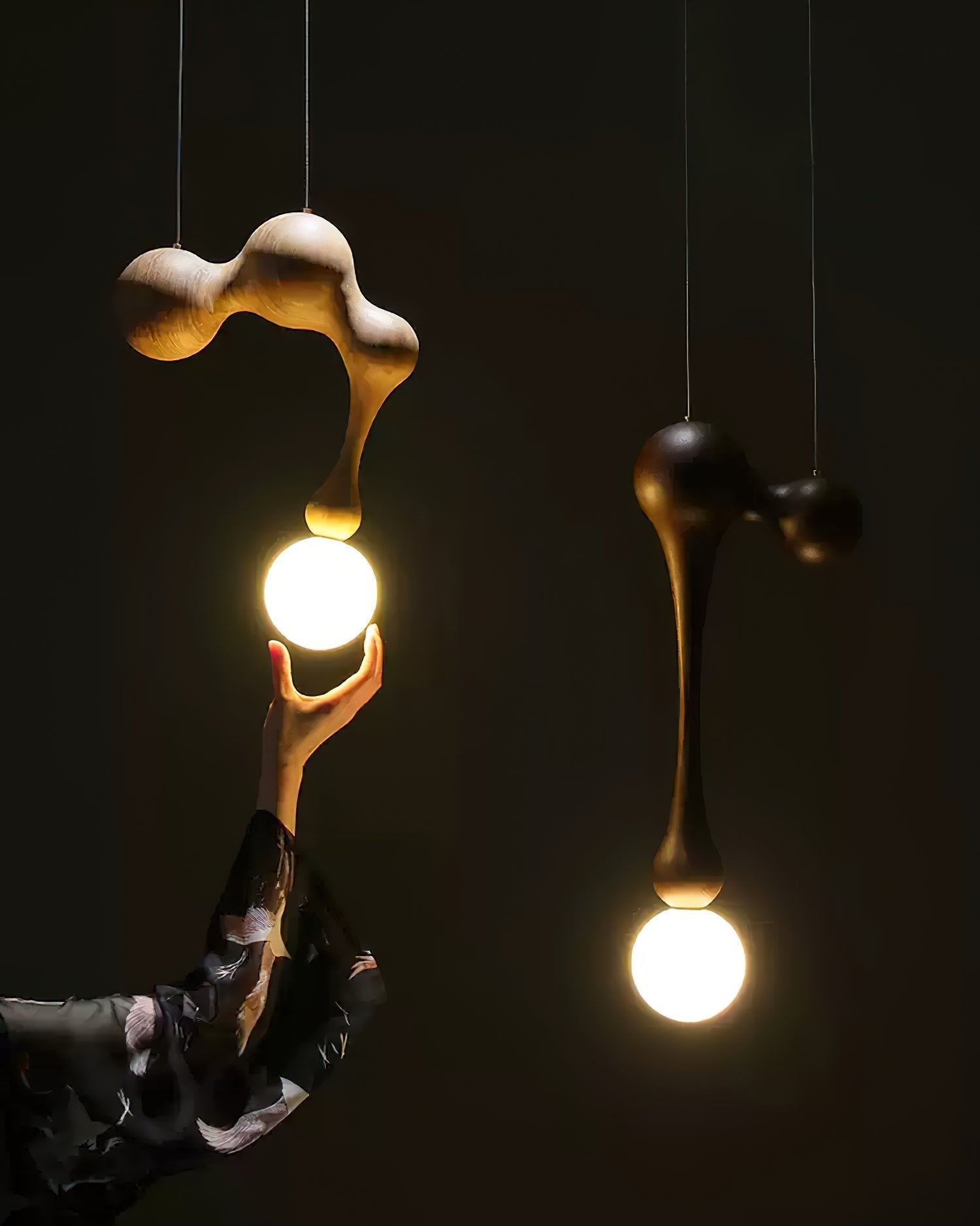 Jenna Wooden Pendant Lamp - Lamp Outdoor