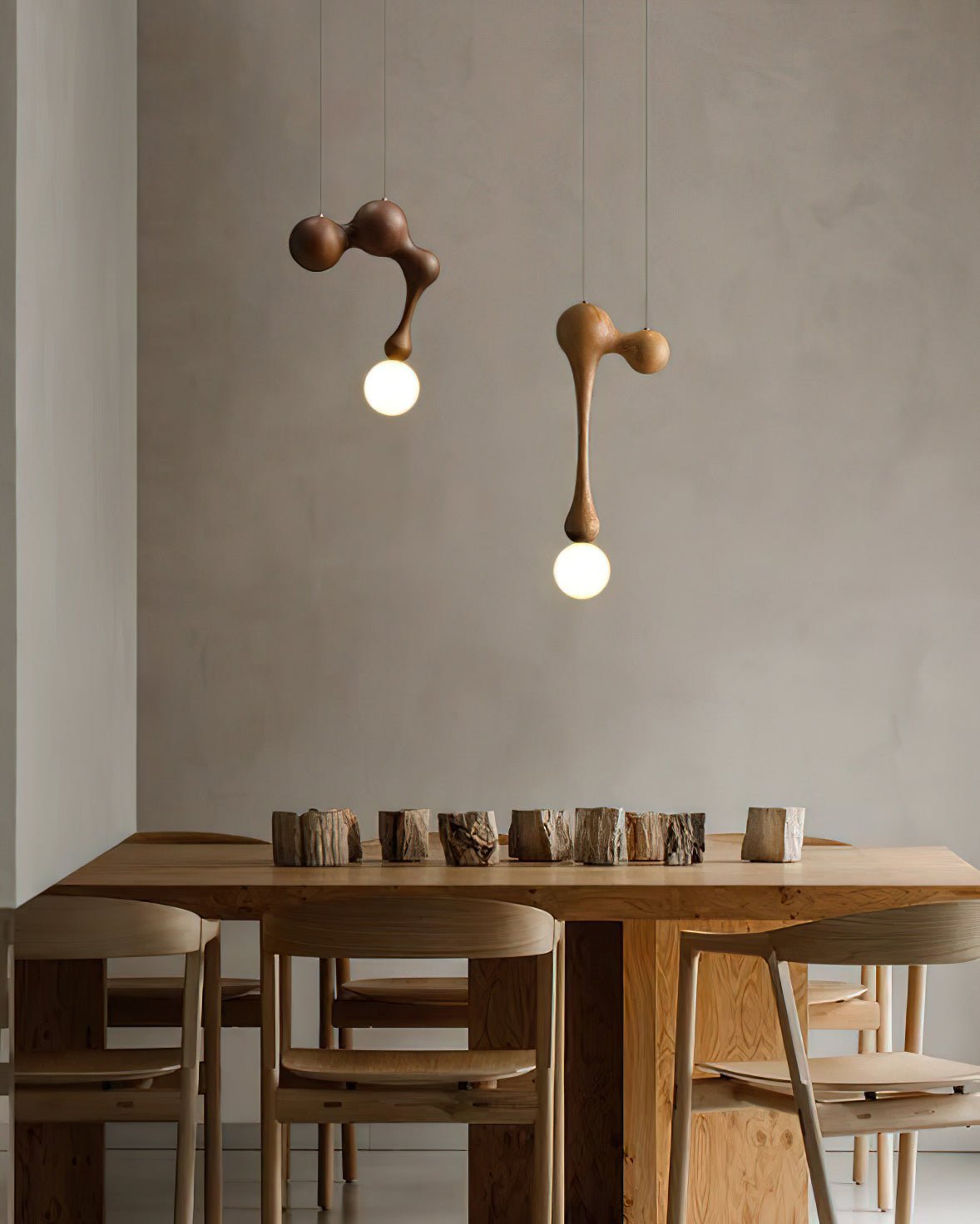 Jenna Wooden Pendant Lamp - Lamp Outdoor