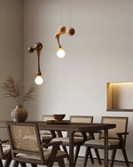 Jenna Wooden Pendant Lamp - Lamp Outdoor