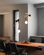 Jenna Wooden Pendant Lamp - Lamp Outdoor